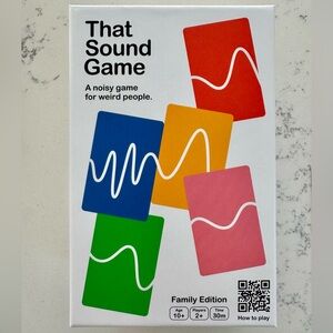 That Sound Game - Family Edition Card Party Game Ages 10+ Players 2+ NIB